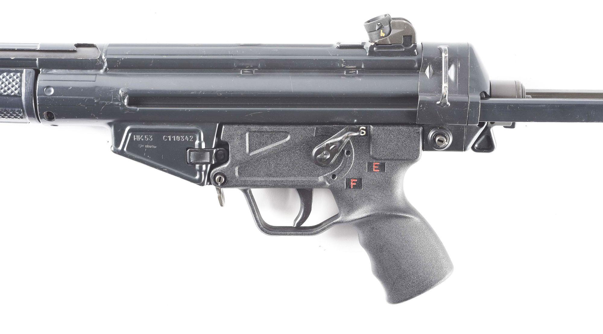 (N) THREE POSITION SELECTOR HECKLER & KOCH MODEL 53 MACHINE GUN (PRE-86 DEALER SAMPLE).