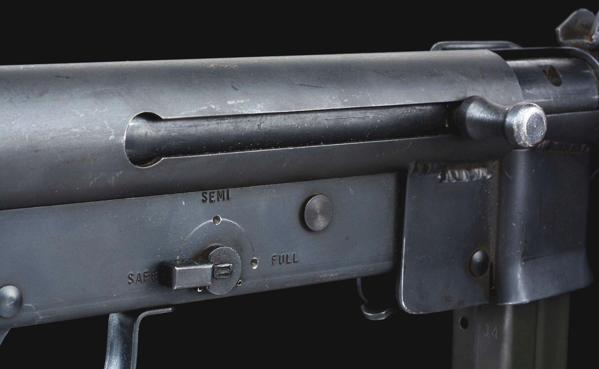 (N) DESIRABLE VIETNAM ERA "T" PREFIX SMITH & WESSON MODEL 76 MACHINE GUN (FULLY TRANSFERABLE).