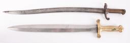 LOT OF 2: FRENCH EDGED WEAPONS