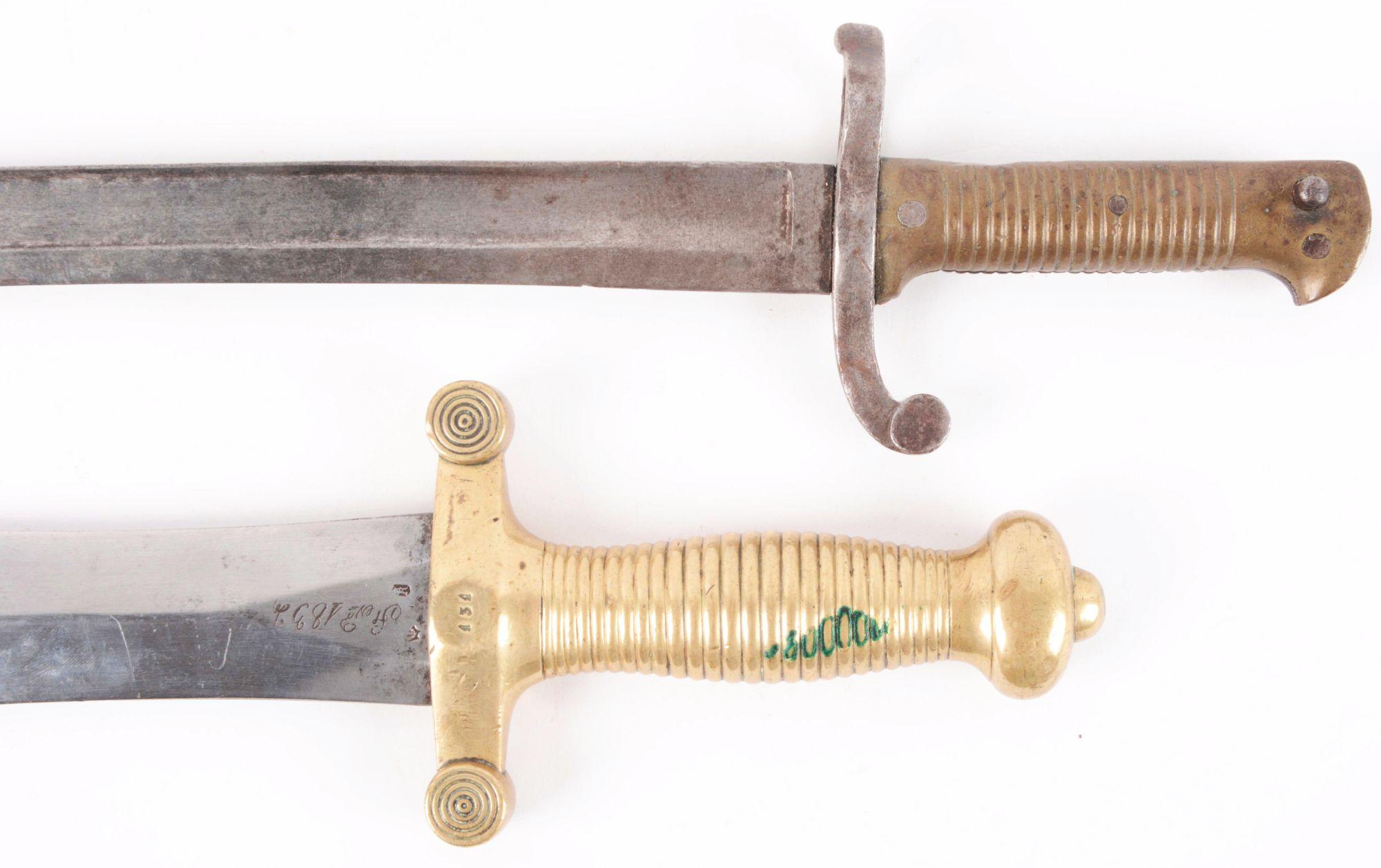LOT OF 2: FRENCH EDGED WEAPONS