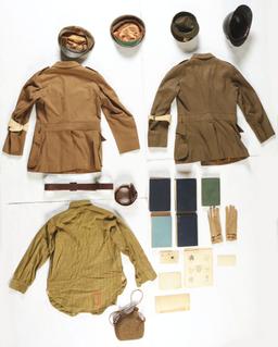 World War I Identified American Ambulance Service Uniform Group.