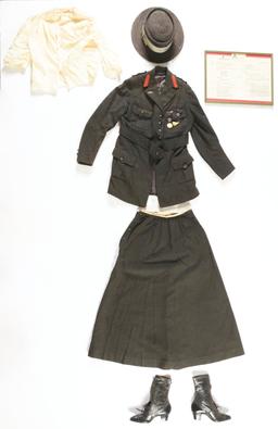 World War I US Red Cross Commission To Siberia Women's Identified Uniform Group.