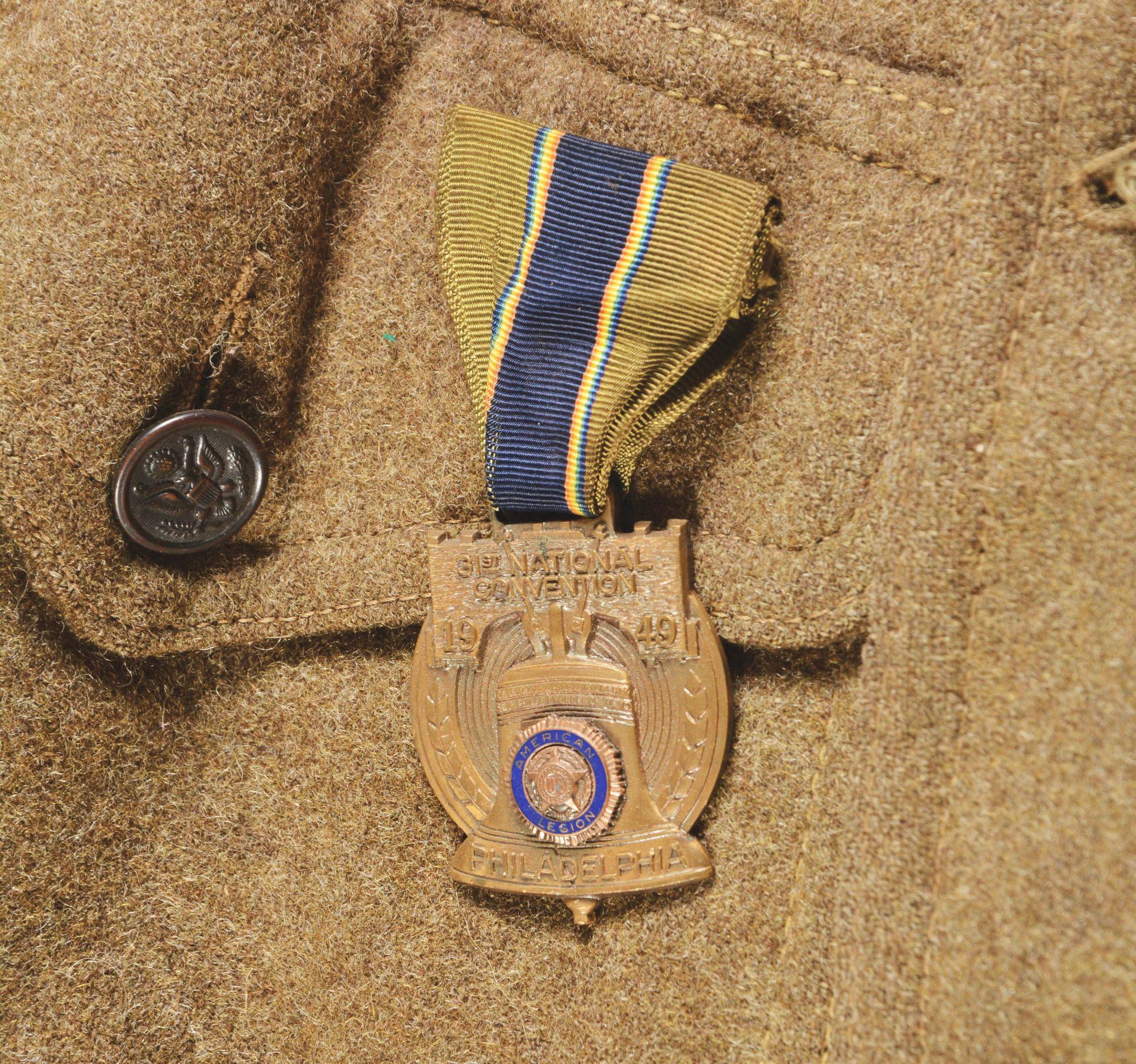 World War I Second Division Tunic, Named Silver Star.