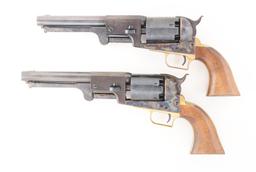 (A) LOT OF TWO: COLT SECOND GENERATION 2ND MODEL DRAGOON REVOLVERS.