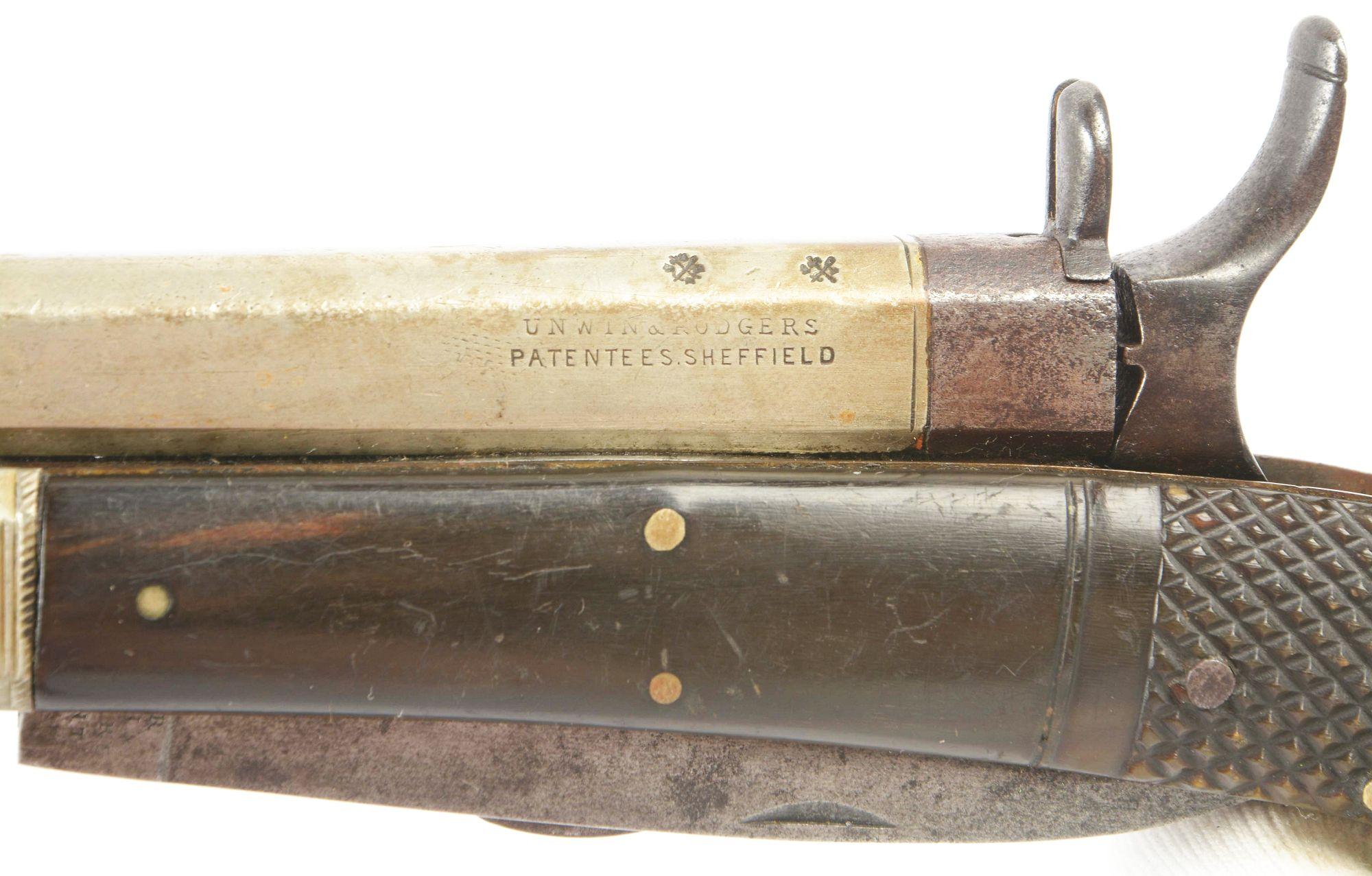 (A) UNWIN & ROGERS FOLDING KNIFE PISTOL