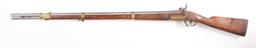 (A) GERMAN POTSDAM MODEL 1809 MUSKET DATED 1829 CONVERTED TO PERCUSSION.