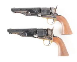 (A) LOT OF TWO: COLT BUTTERFIELD OVERLAND DISPATCH PERCUSSION REVOLVERS.