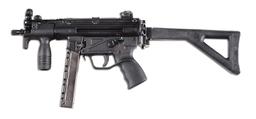 (N) VERY DESIRABLE S & H ARMS REGISTERED RECEIVER HK 94 CONVERTED TO MP5K FOLDING STOCK MACHINE GUN