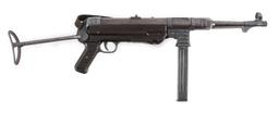 (N) EXTREMELY ATTRACTIVE MATCHING NUMBERS “ERB” REGISTERED TUBE GERMAN WORLD WAR II MP-40 MACHINE GU