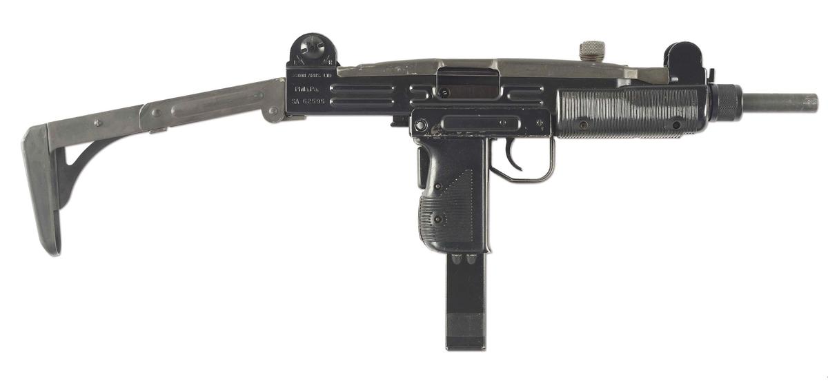 (N) ACTION ARMS / IMI UZI MODEL B HOST GUN WITH B & G REGISTERED MACHINE GUN BOLT (FULLY TRANSFERABL