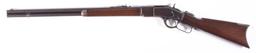 (A) WINCHESTER MODEL 1873 LEVER ACTION RIFLE.