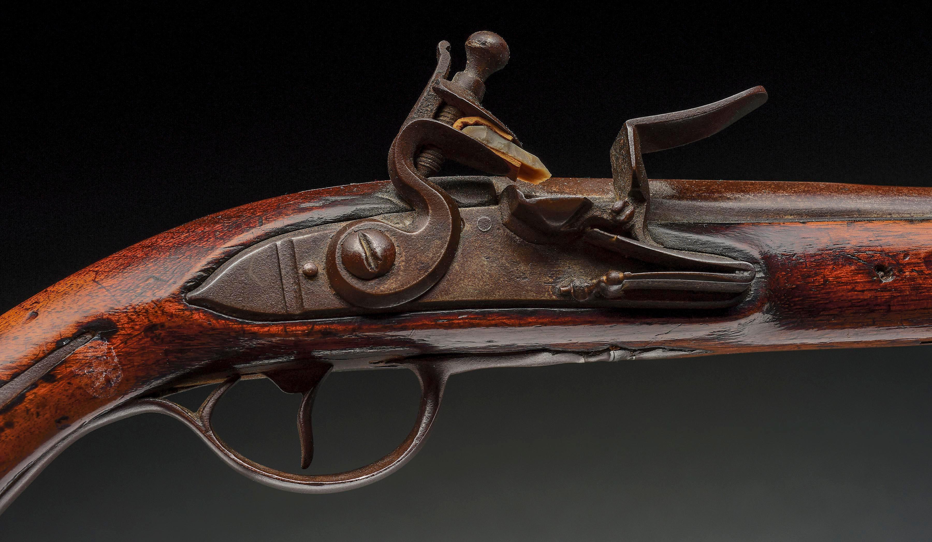 (A) Rare Pair of American Flintlock Holster Pistols by Thomas Annely.