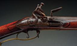 (A) French and Indian War Period German Flintlock Trade Rifle.