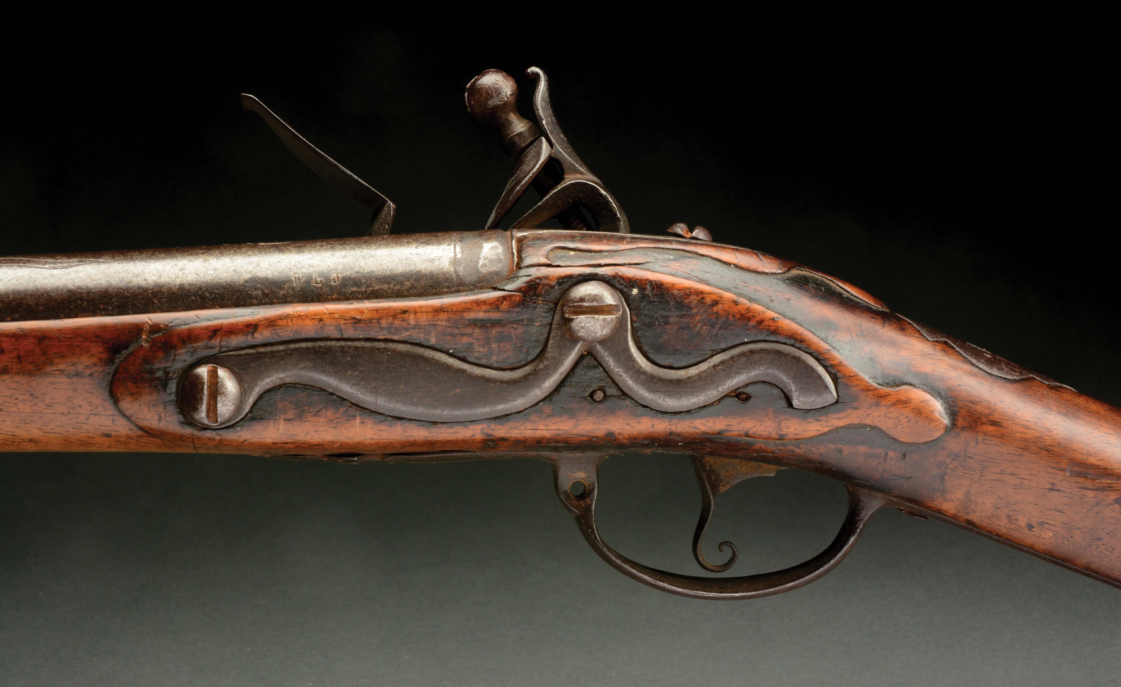 (A) Scarce Iron Mounted Dutch Flintlock Musket