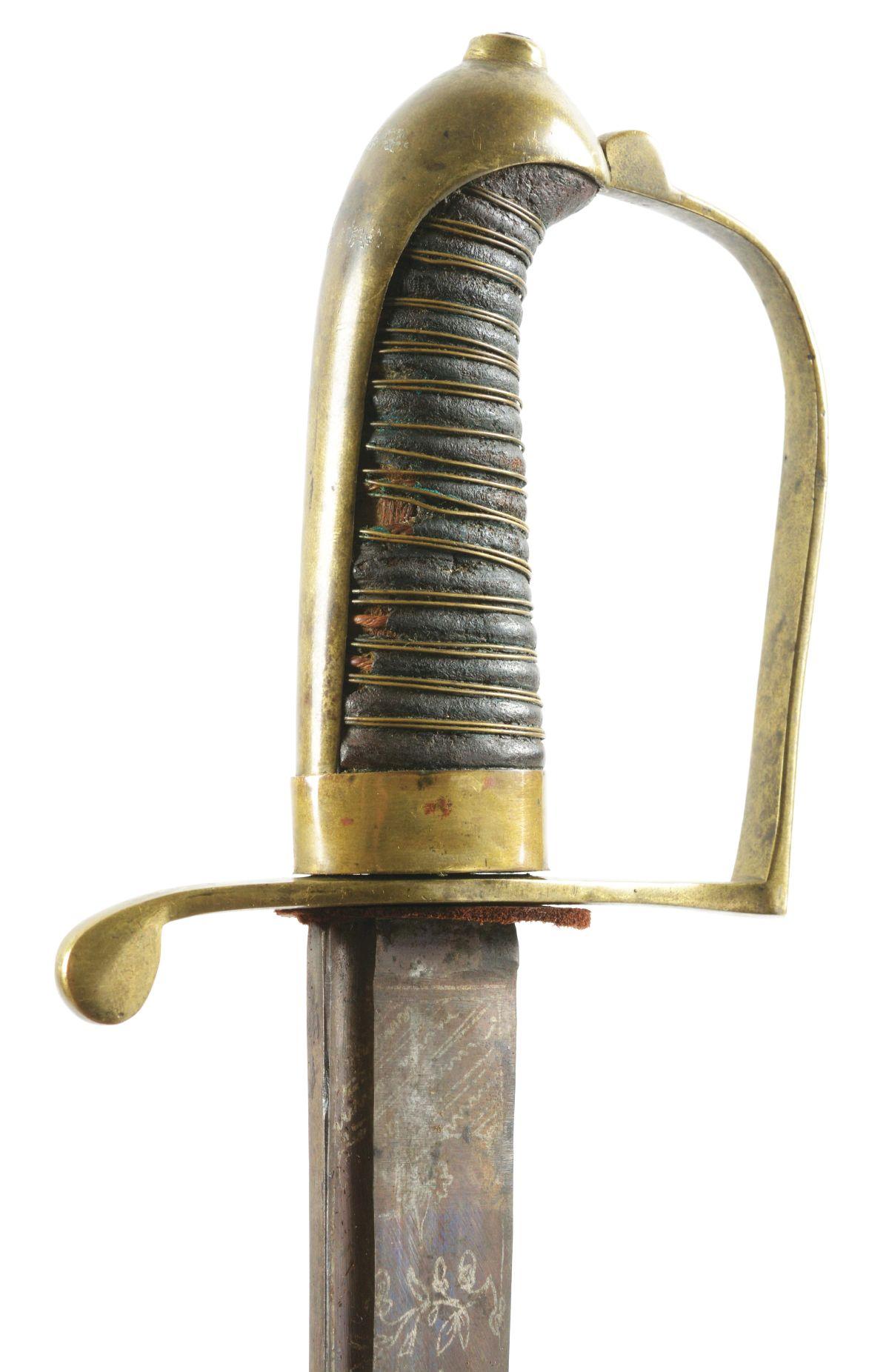 EARLY ARTILLERY OFFICER'S SABER.