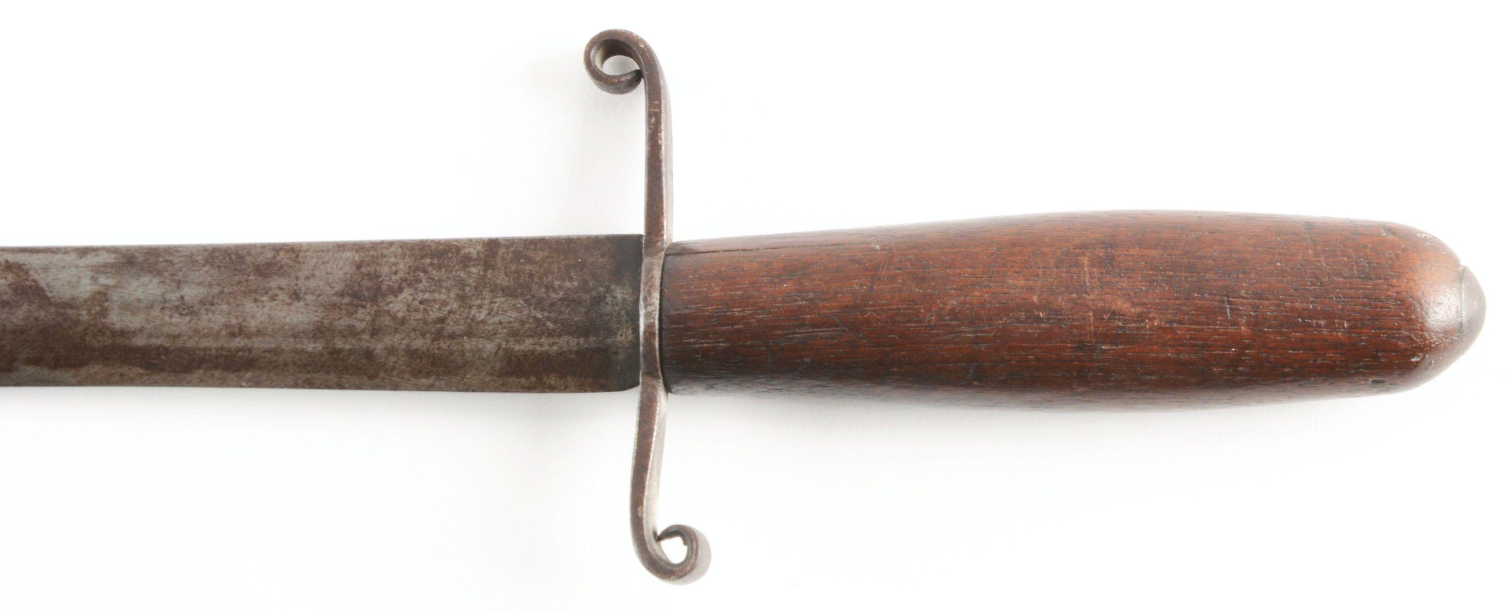 AMERICAN HUNTING SWORD OR CUTTOE MARKED ADAMS.