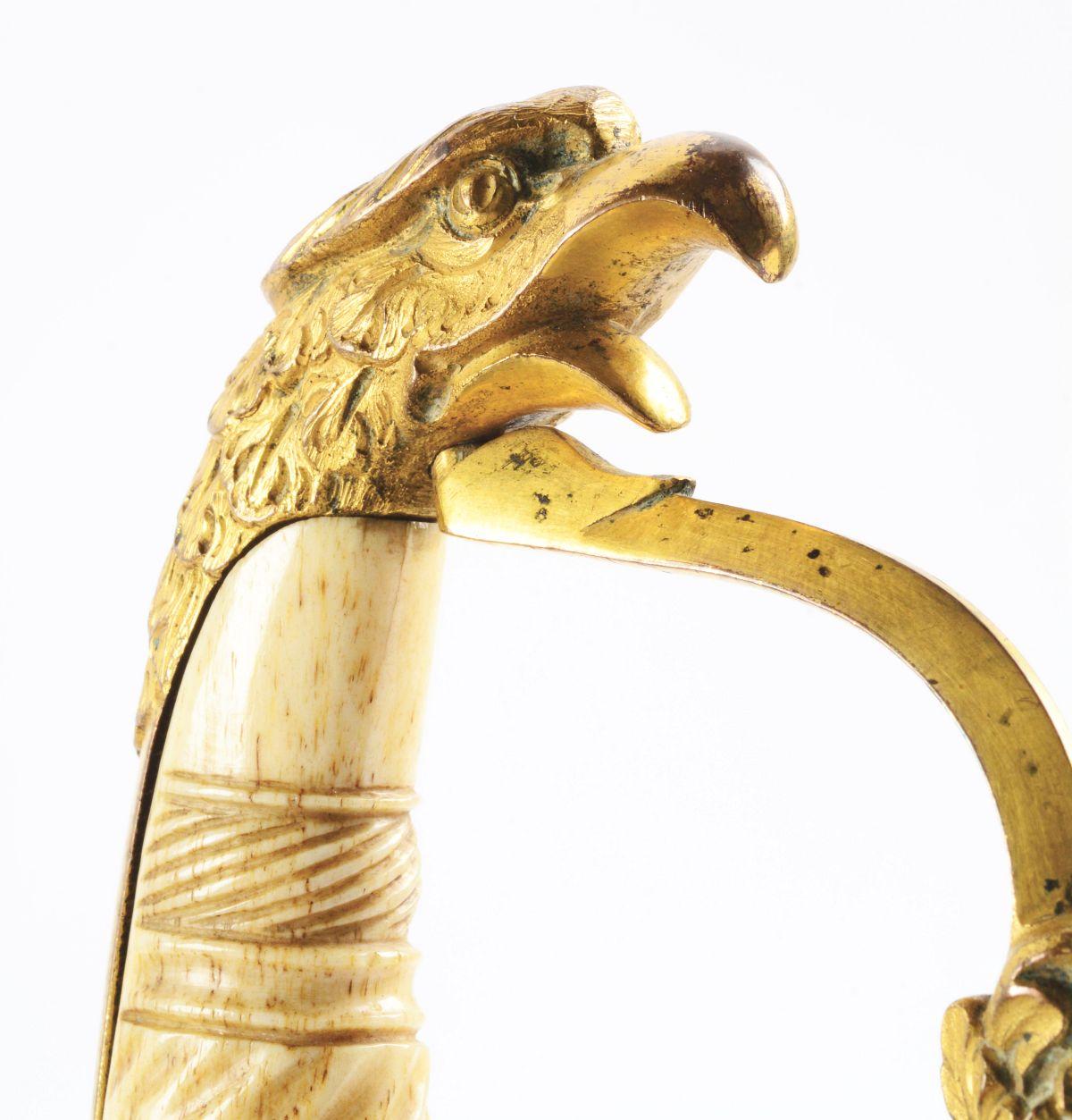 PRE-CIVIL WAR EAGLE HEAD SWORD.