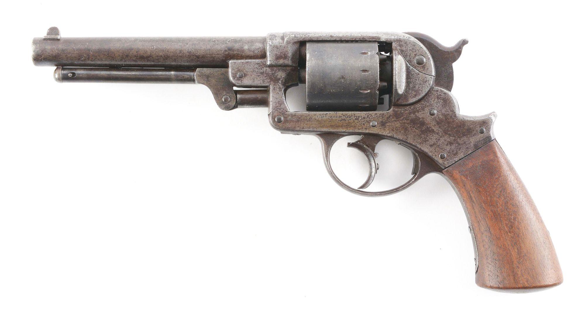 (A) STARR 1858 ARMY REVOLVER.