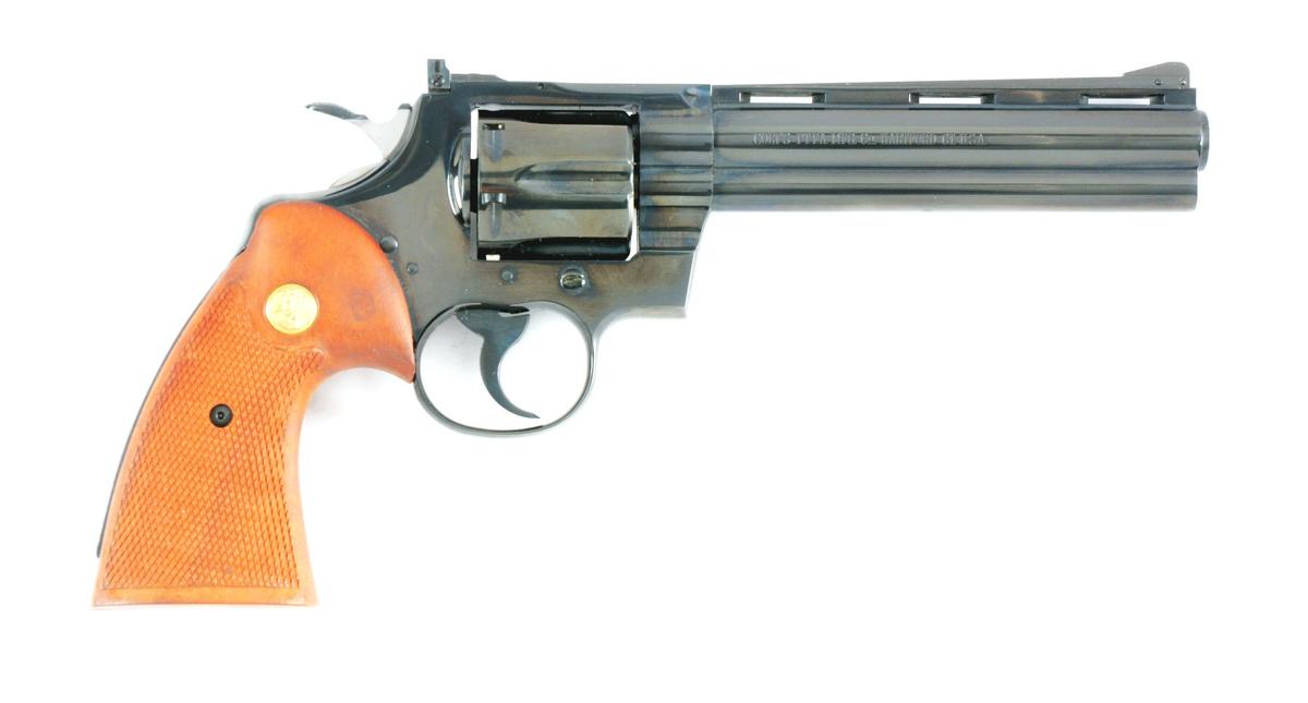 (C) COLT PYTHON REVOLVER.