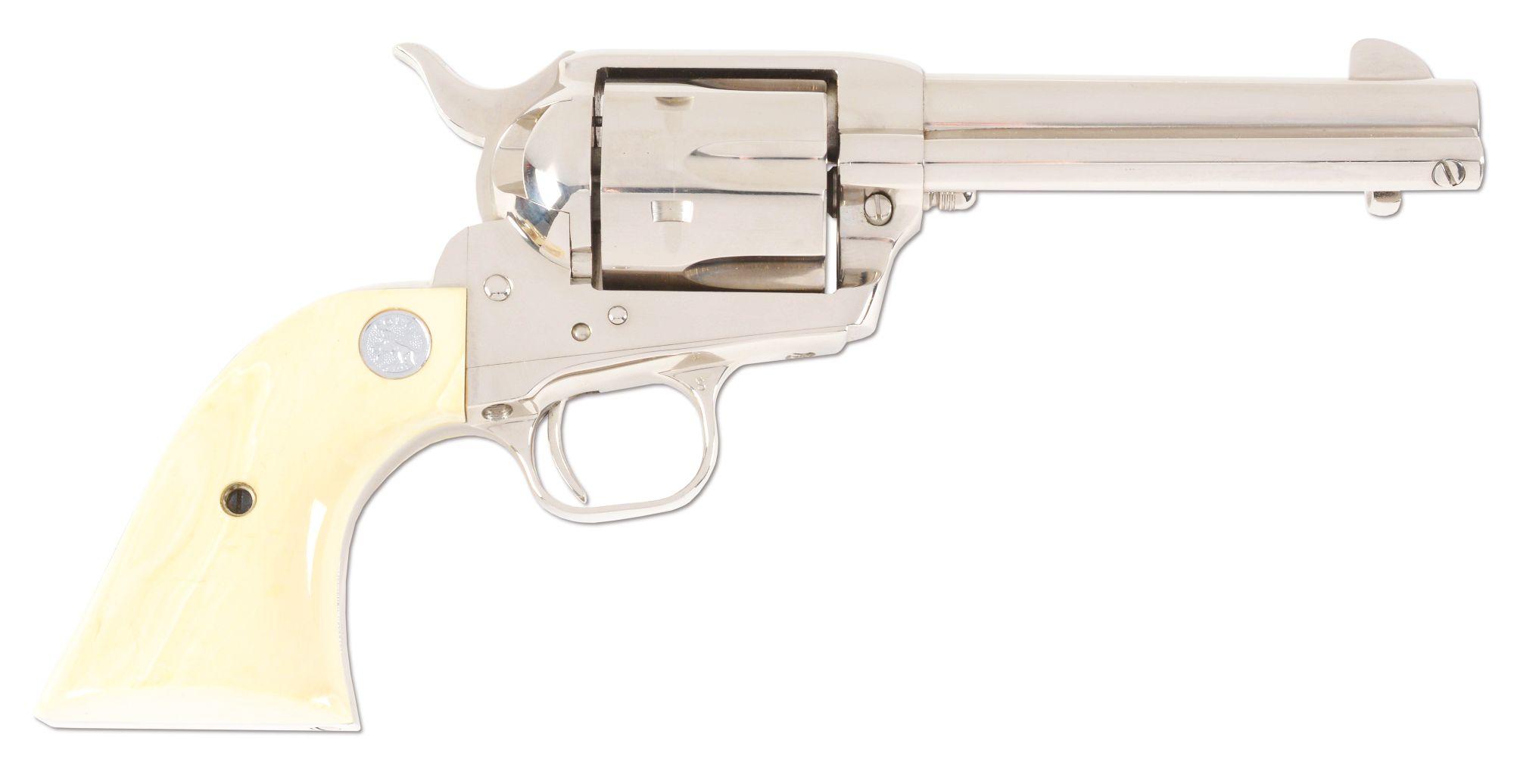 (M) COLT SINGLE ACTION ARMY .45 ACP REVOLVER WITH CASE