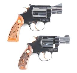 (M) LOT OF 2: SMITH & WESSON REVOLVERS.