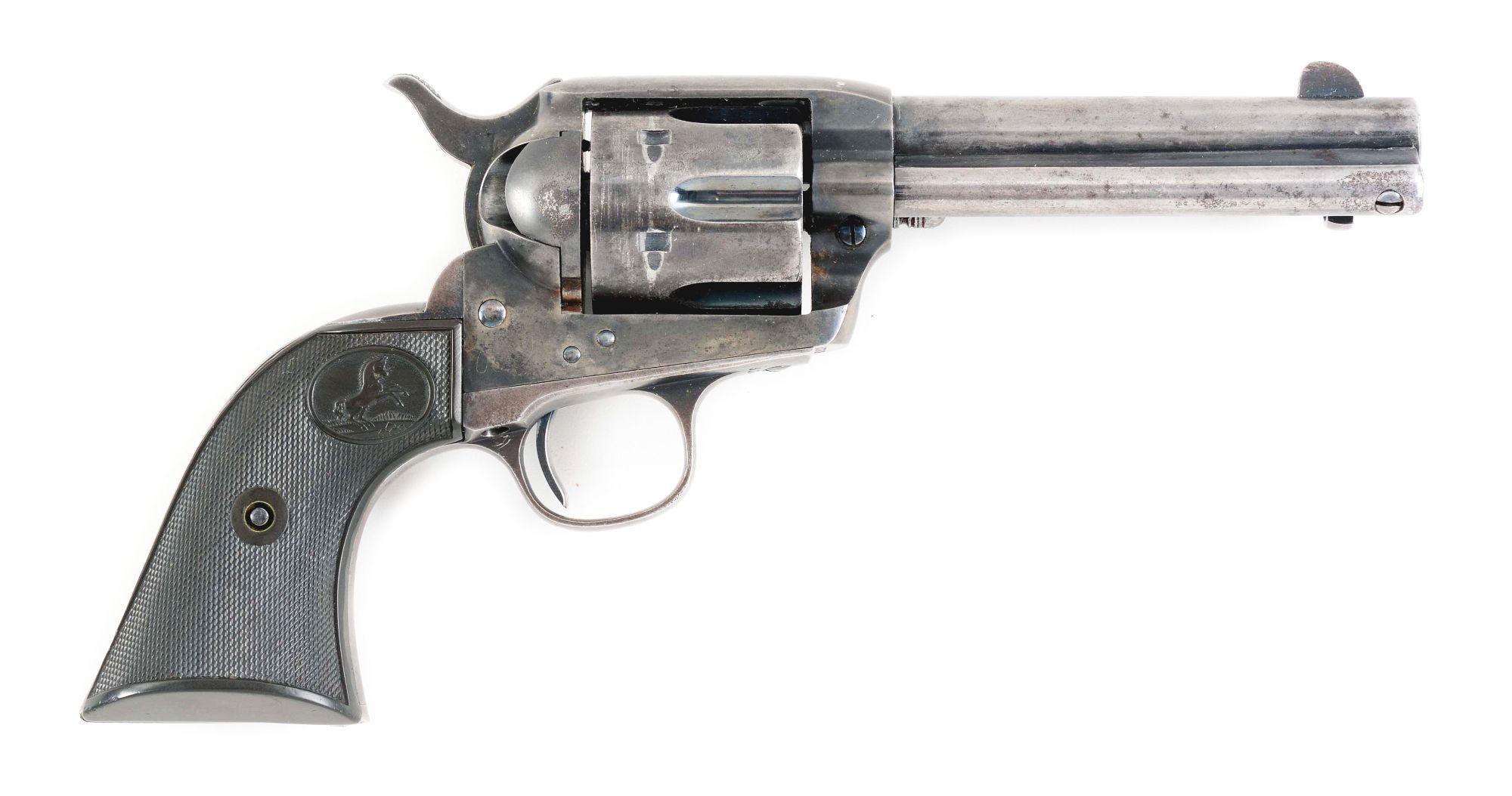 (C) COLT SINGLE ACTION ARMY REVOLVER.