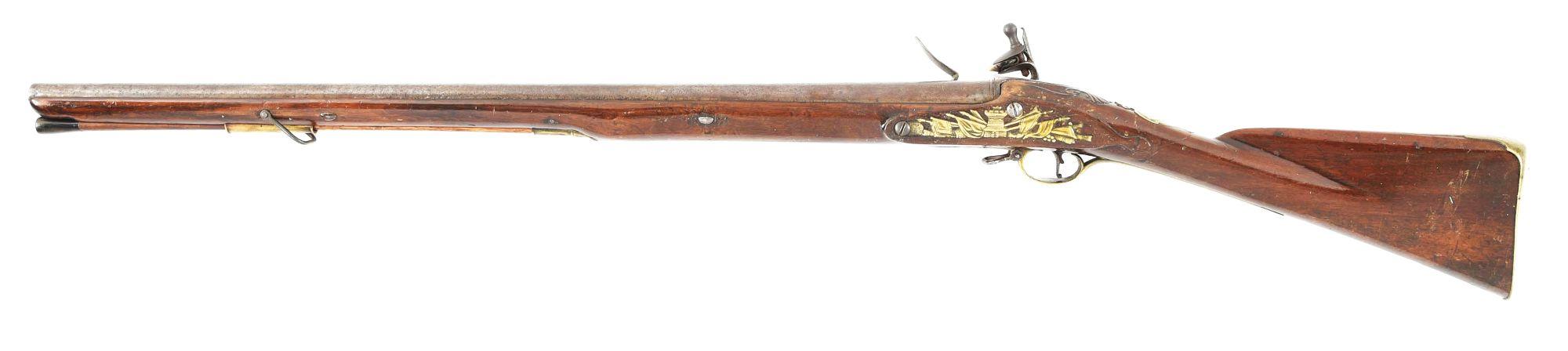 (A) EXTREMELY RARE PATTERN 1756 ROYAL ARTILLERY OFFICER'S FUSIL OF LT. JOSEPH CHENEY