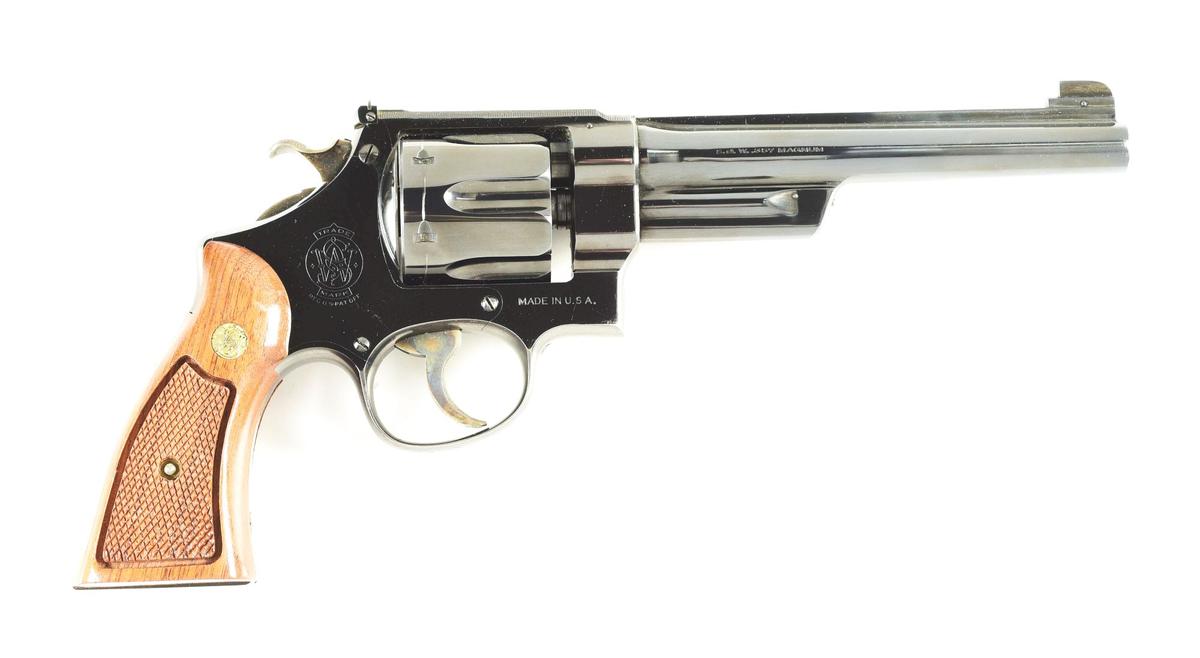 (C) DOCUMENTED SMITH & WESSON REGISTERED MAGNUM REVOLVER.