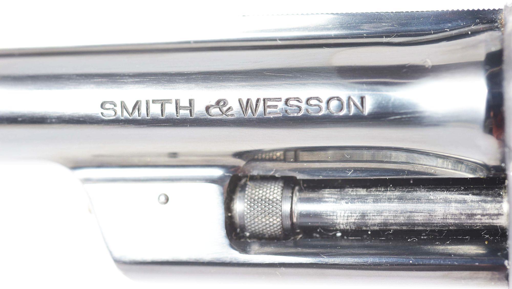 (C) DOCUMENTED SMITH & WESSON REGISTERED MAGNUM REVOLVER.