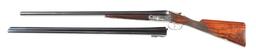 (C) SUPERB PARKER BHE 16 BORE TWO BARREL SET SHOTGUN WITH CASE.