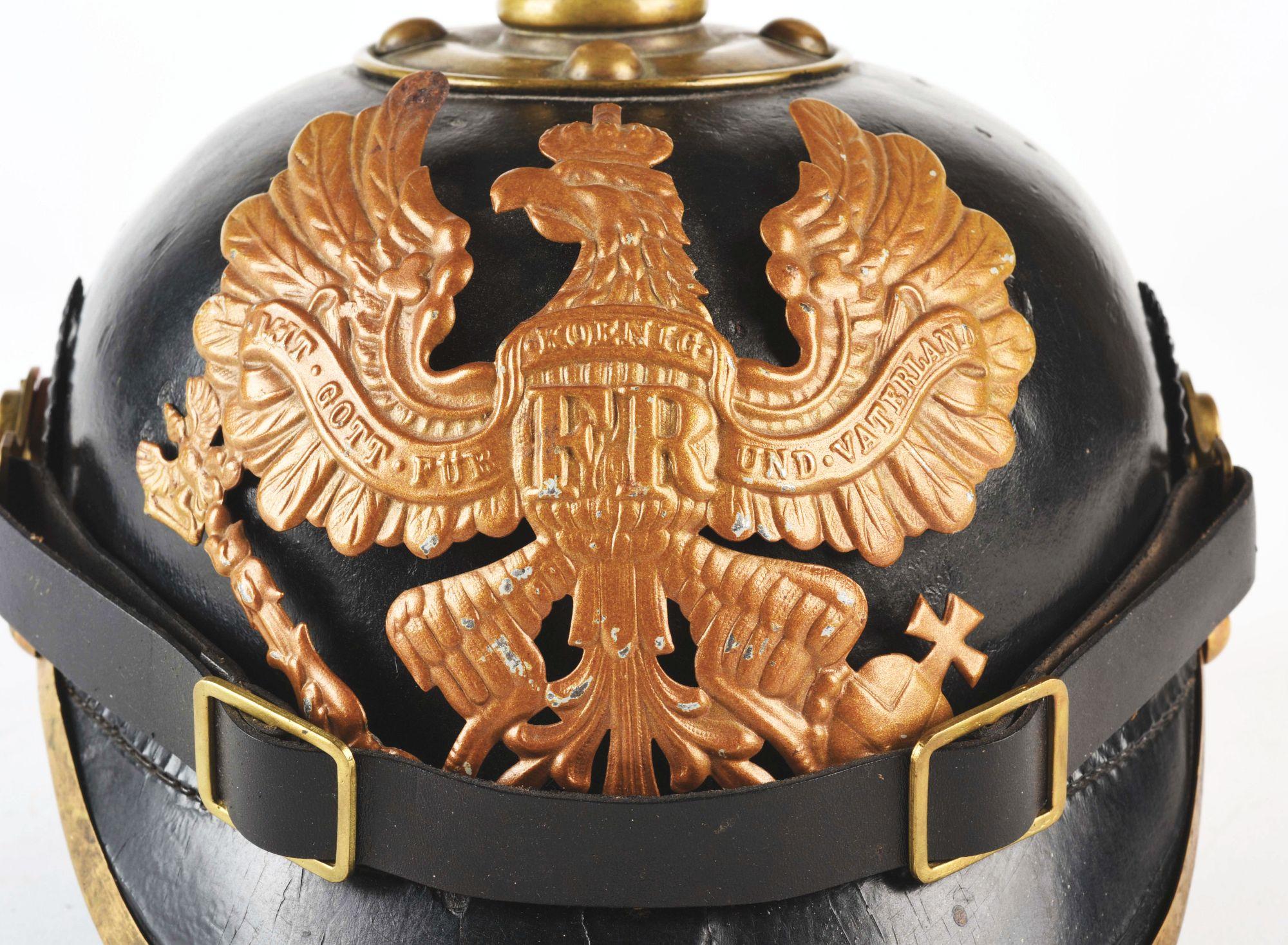 IMPERIAL GERMAN PRUSSIAN M1895 ENLISTED PICKELHAUBE.