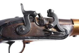 (A) LOT OF 2: SPANISH MIQUELET LOCK PISTOL AND VALENTIN SCHILLING PRODUCED PRUSSIAN 1850 CAVALRY PIS