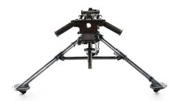 MADSEN DISA MG3 BUFFERED CRADLE MOUNT WITH A BROWNING 1919A4 M2 TRIPOD.