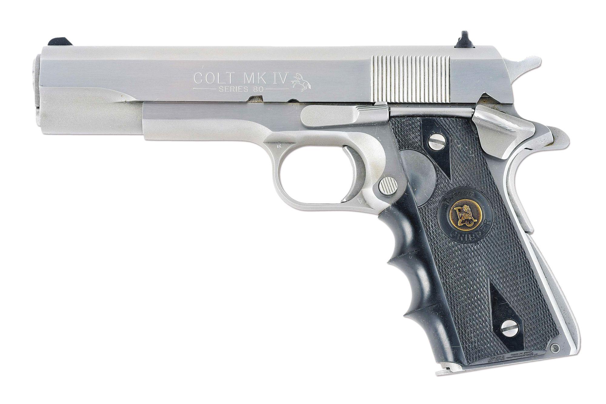 (M) COLT GOVERNMENT MK IV .45 ACP SEMI AUTOMATIC PISTOL.