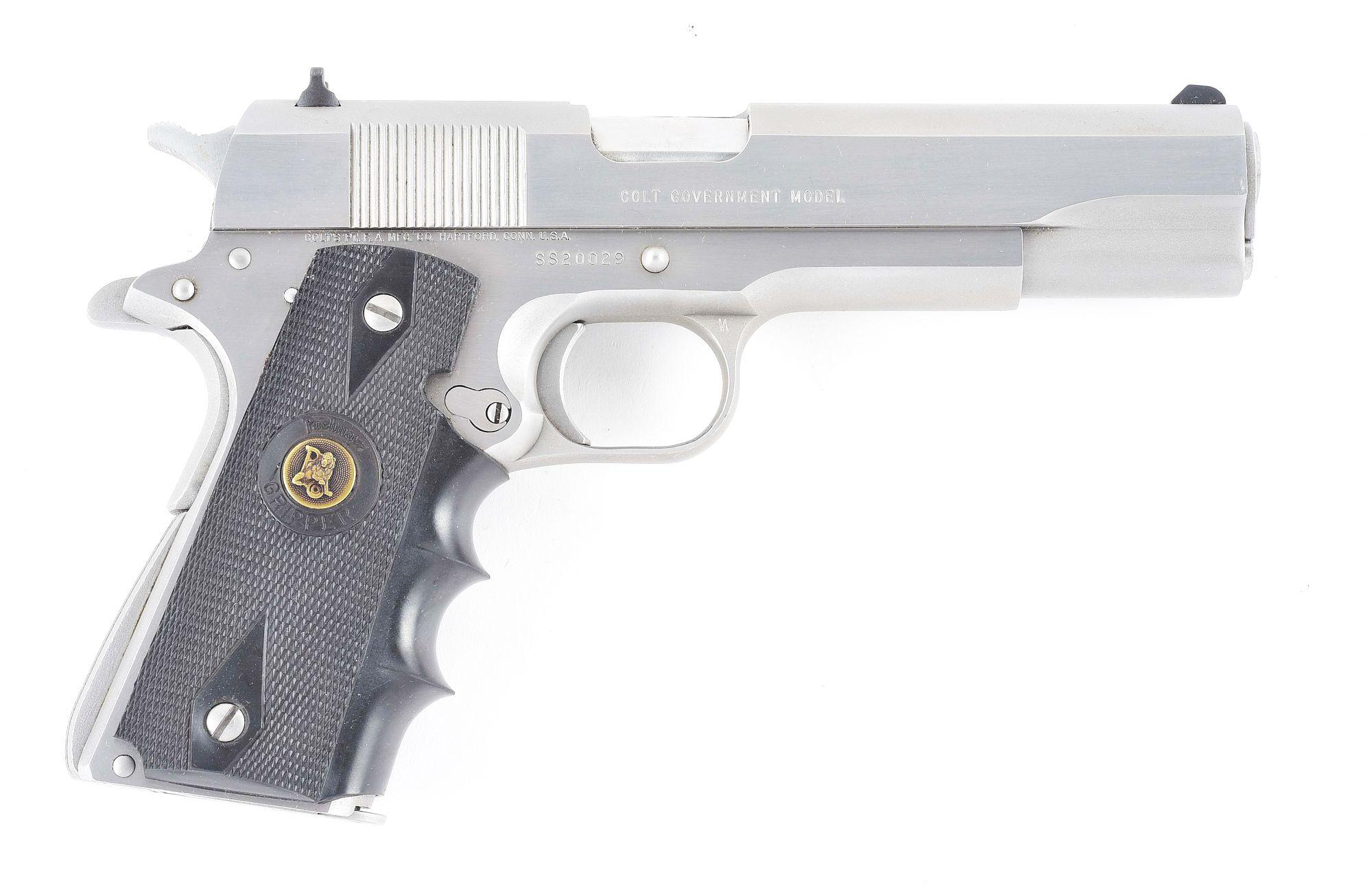 (M) COLT GOVERNMENT MK IV .45 ACP SEMI AUTOMATIC PISTOL.