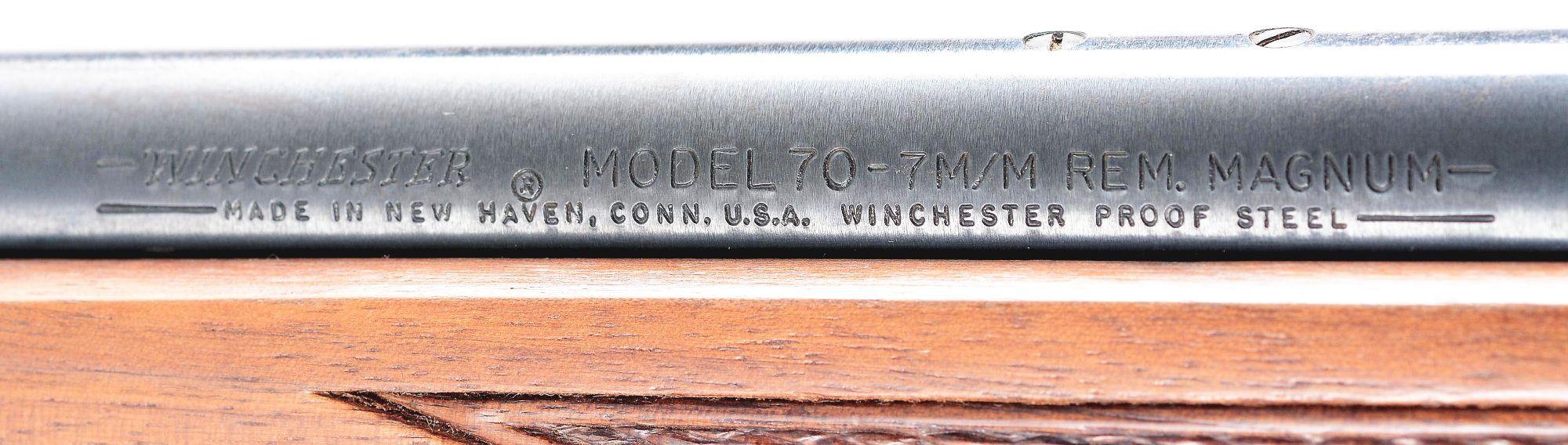 (C & M) LOT OF 2: WINCHESTER MODEL 50 AND WINCHESTER MODEL 70 SHOTGUN & RIFLE.