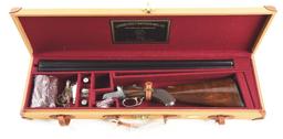 (M) CASED CSMC RBL 20 BORE SIDE BY SIDE SHOTGUN.