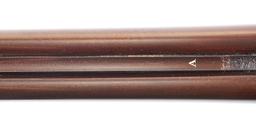 (C) JAMES MACNAUGHTON SCARCE BAR-IN-WOOD SIDE BY SIDE 12 BORE SHOTGUN.