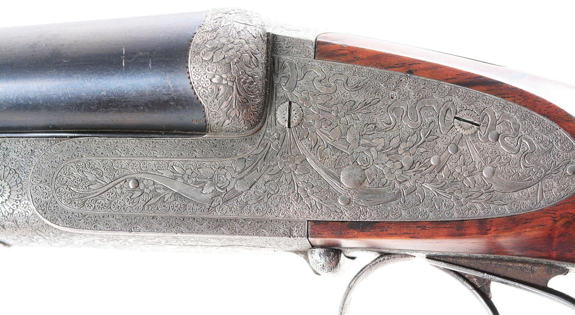 (C) MARCEL DONCKIER BELGIAN SIDE LOCK SIDE BY SIDE SHOTGUN.