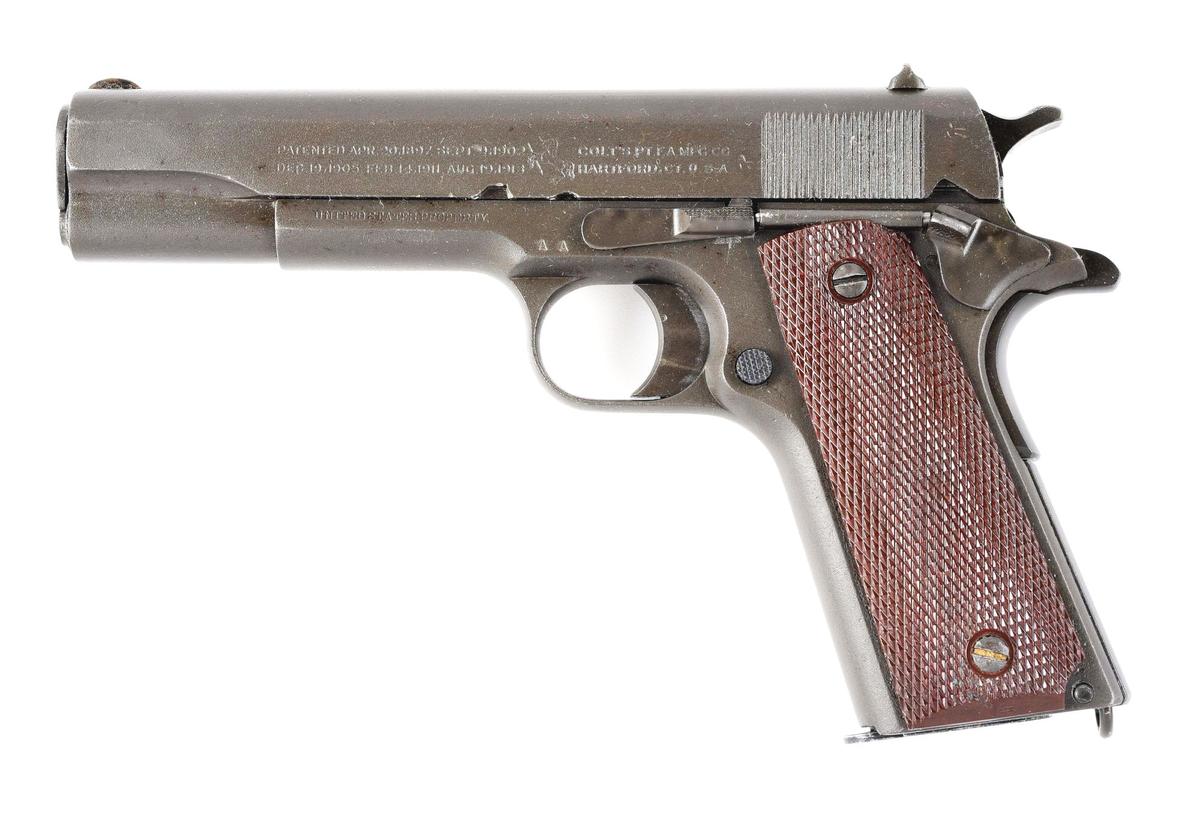 (C) 1914 COLT 1911 SEMI-AUTOMATIC .45 ACP PISTOL.