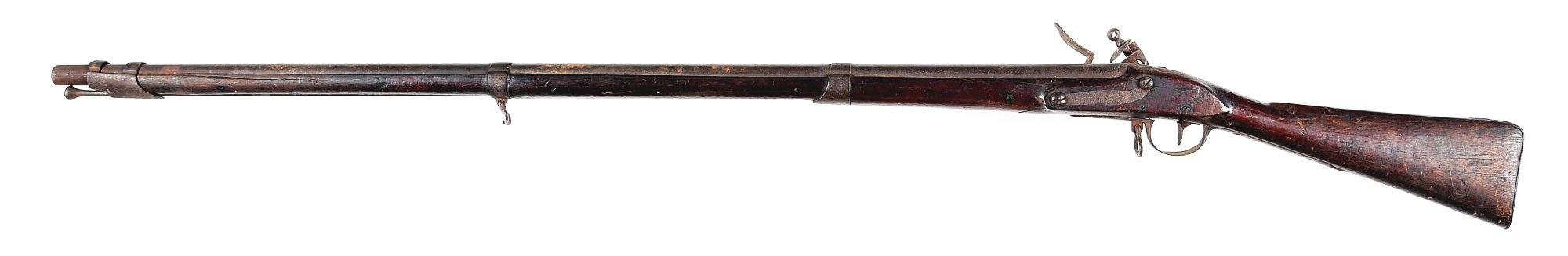 (A) "AS FOUND" 1807 DATED VIRGINIA MANUFACTORY FIRST MODEL FLINTLOCK MUSKET.