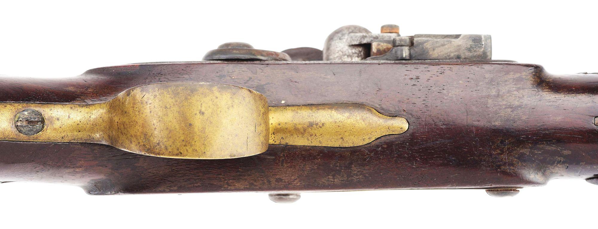 (A) PREVIOSLY UNKNOWN U.S. MODEL 1805 HARPER'S FERRY FLINTLOCK PISTOL DATED 1807, NO. 913..