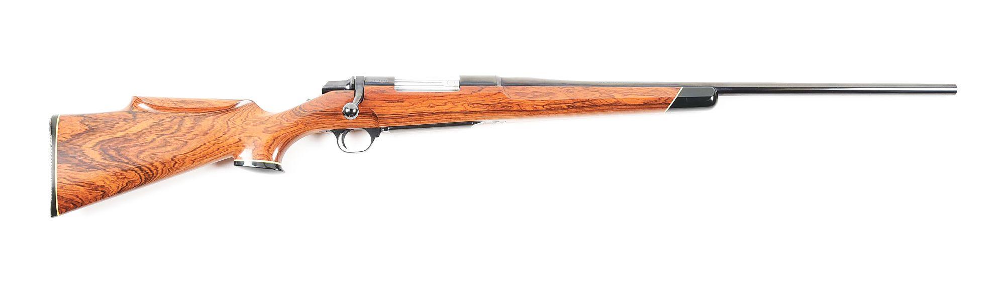 (M) BROWNING BBR BOLT ACTION RIFLE WITH ROSEWOOD HONDRUAN/ DALBERGIA STEVENSONII STOCK.