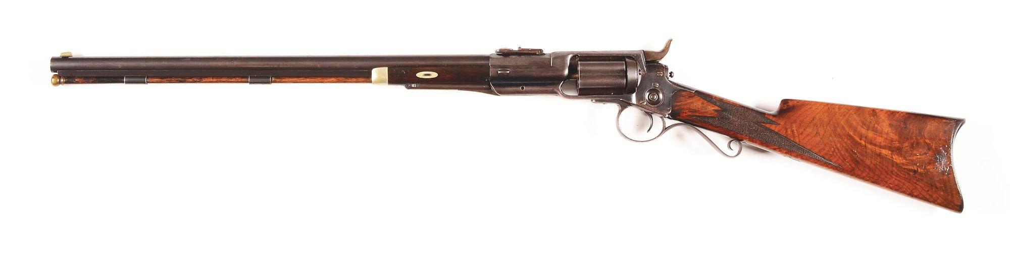 (A) COLT 1855 HALFSTOCK CONVERSION SPORTING RIFLE.