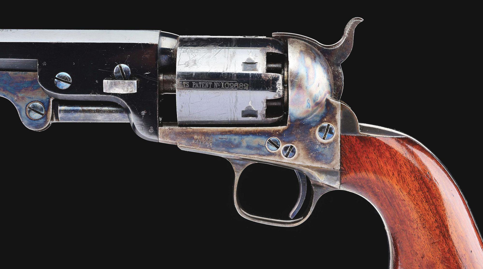 (A) HIGH CONDITION COLT 1851 PERCUSSION REVOLVER.