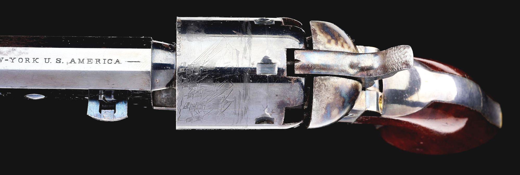 (A) HIGH CONDITION COLT 1851 PERCUSSION REVOLVER.