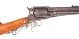 (A) FACTORY CONVERTED REMINGTON REVOLVING RIFLE.