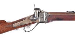 (A) SHARPS "OLD RELIABLE" SINGLE SHOT RIFLE.