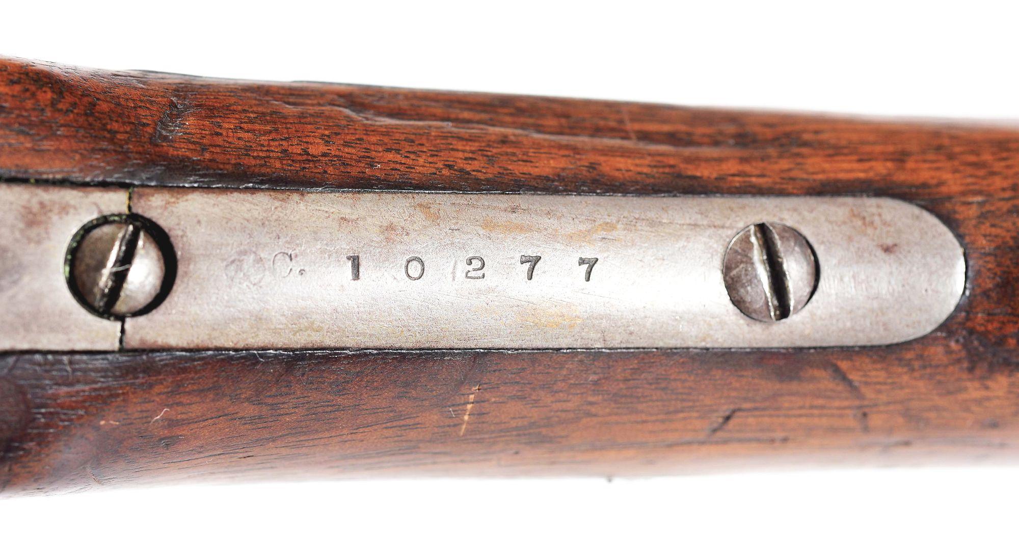 (A) SHARPS "OLD RELIABLE" SINGLE SHOT RIFLE.