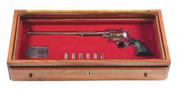 (M) CASED COLT NED BUNTLINE COMMEMORATIVE SINGLE ACTION REVOLVER.